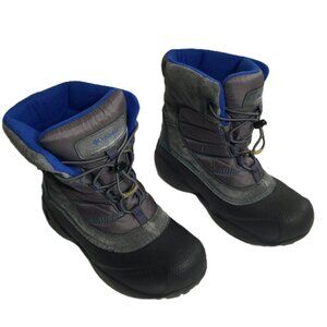 Columbia Kids Rope Tow Snow Boots Winter Shoes Black Boy Girl 4 Youth